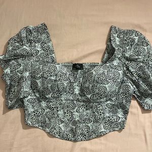 Corset Top with Butterfly design